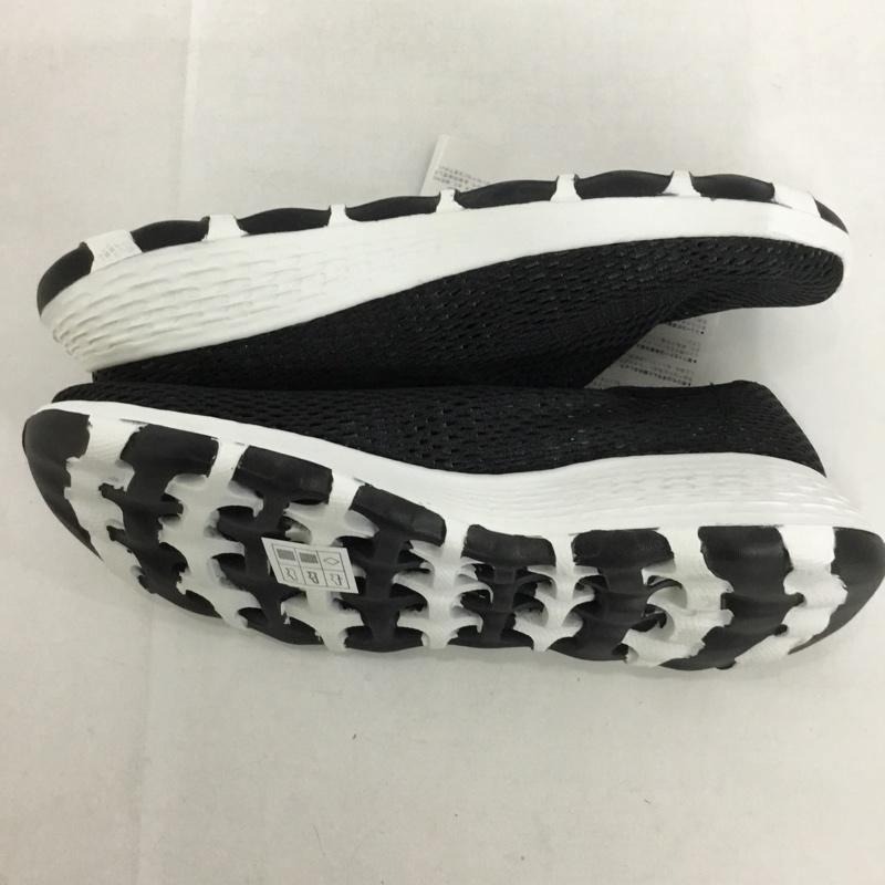 スケッチャーズ SKECHERS スニーカー スニーカー 15650-BKW ウォーキングシューズ GO WALK COOL 22.5cm 無地 黒 / ブラック / レディース USED 古着 中古 10128021