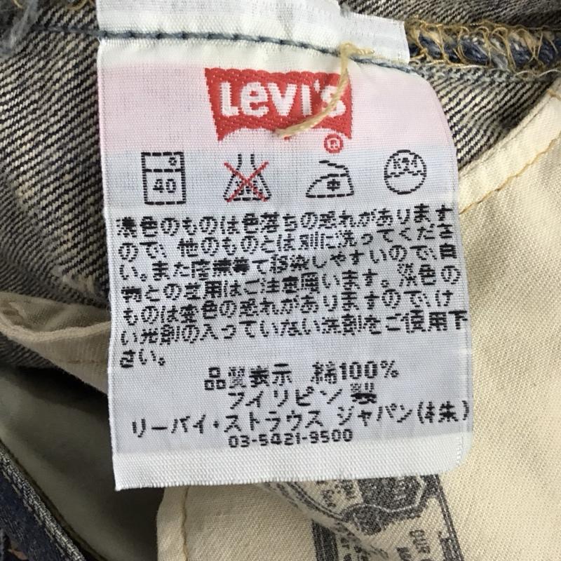 リーバイストラウスアンドコー Levi Strauss & co. パンツ デニム、ジーンズ デニムパンツ ワイドパンツ カジュアルパンツ 36 ダメージ加工 インディゴ / インディゴ / メンズ USED 古着 中古 10134067