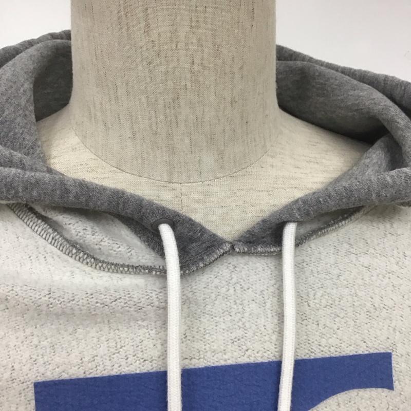 アディダス adidas パーカー 長袖 ec7306 パーカー 長袖スエット スポーツウェア ロゴ、文字 灰 / グレー / メンズ USED 古着 中古 10108486
