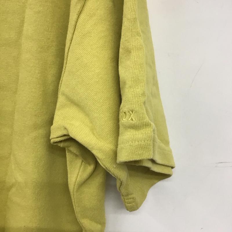 タウンクラフト TOWNCRAFT Tシャツ 半袖 半袖カットソー ポケットTシャツ クルーネックカットソー M ロゴ、文字 黄 / イエロー / メンズ USED 古着 中古 10138409