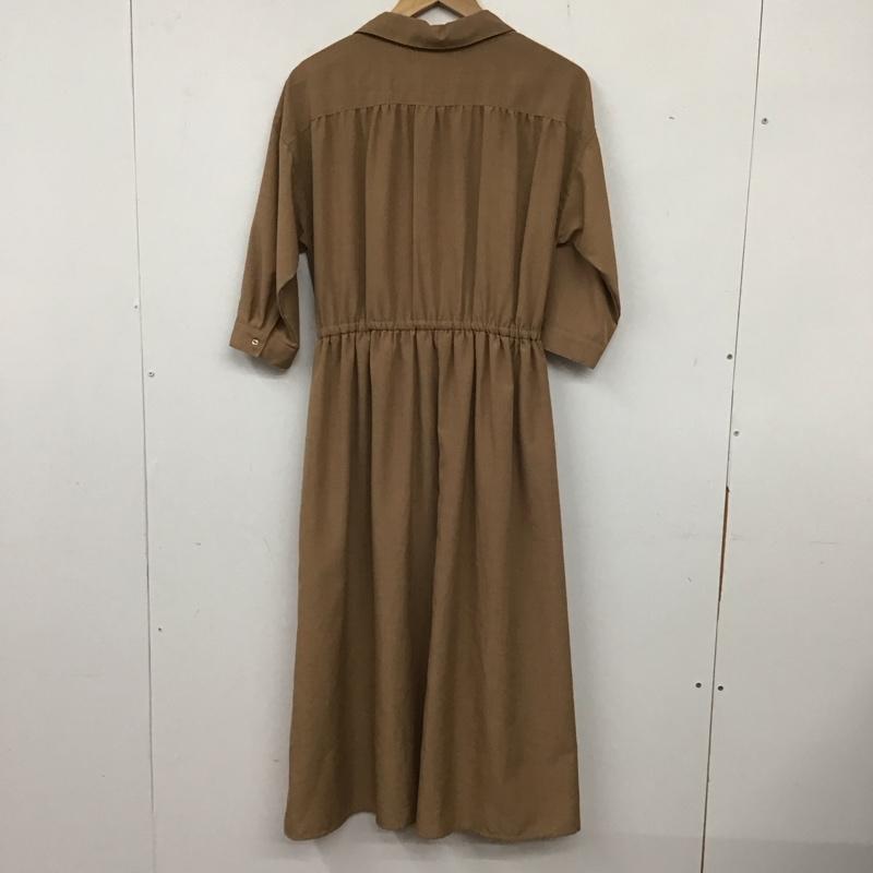 チャオパニック CIAOPANIC ワンピース ロングスカート FREE 無地 茶 / ブラウン / レディース USED 古着 中古 10137426