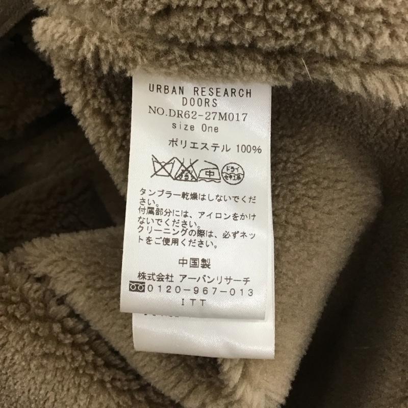 アーバンリサーチドアーズ URBAN RESEARCH DOORS ジャケット、上着 ジャンパー、ブルゾン dr62-27m017 フェイクムートンコート ロングコート アウター 無地 ベージュ / ベージュ / レディース USED 古着 中古 10112182
