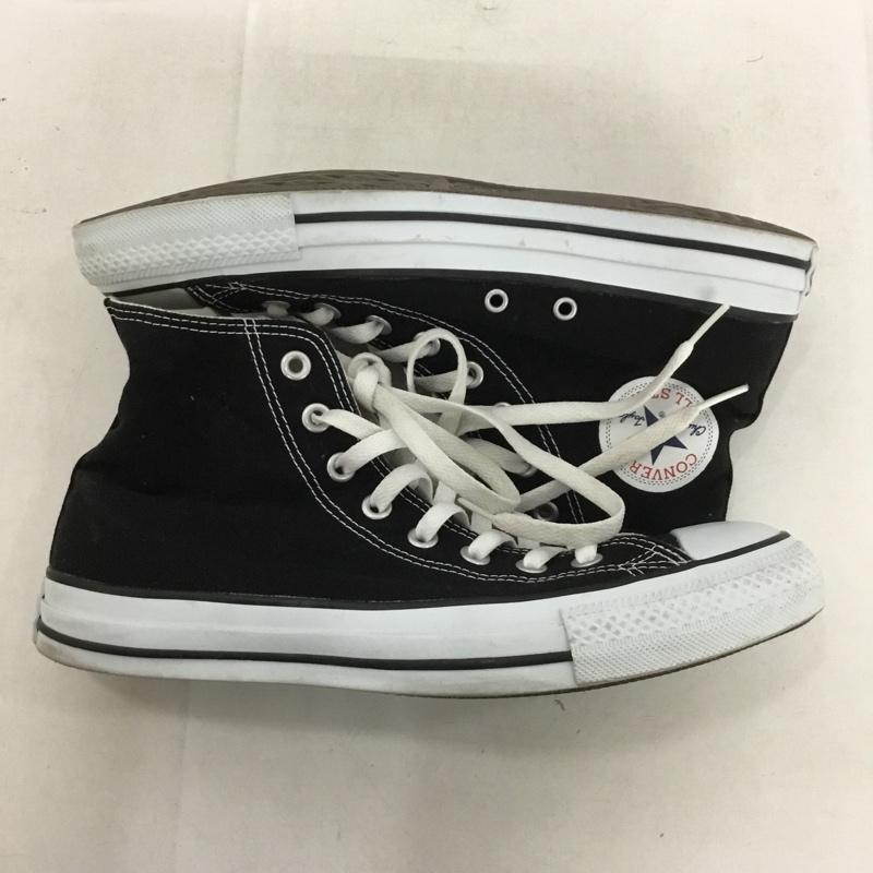 コンバース CONVERSE スニーカー スニーカー M9160 ALL STAR HI ハイカット 27cm 27.0cm ロゴ、文字 黒 / ブラック / メンズ USED 古着 中古 10138002