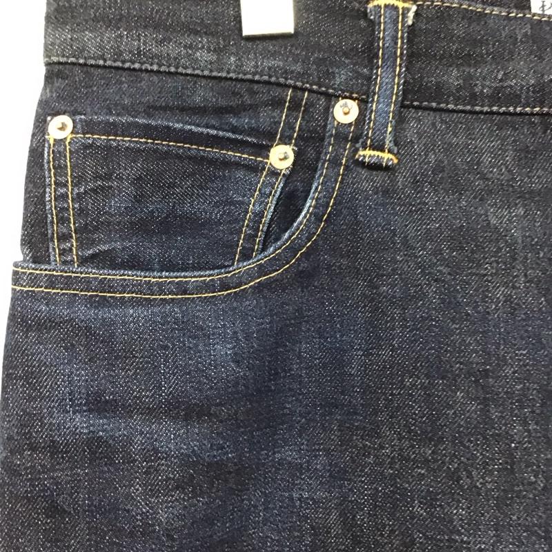 フェローズ Pherrow s パンツ デニム、ジーンズ デニムパンツ ストレートパンツ スリムパンツ カジュアルパンツ 33インチ 無地 インディゴ / インディゴ /  メンズ USED 古着 中古 10122145