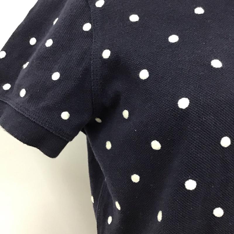 ポロジーンズカンパニー POLO JEANS COMPANY ポロシャツ 半袖 半袖ポロシャツ 半袖カットソー カラーシャツ M ドット 紺 / ネイビー / レディース USED 古着 中古 10115920