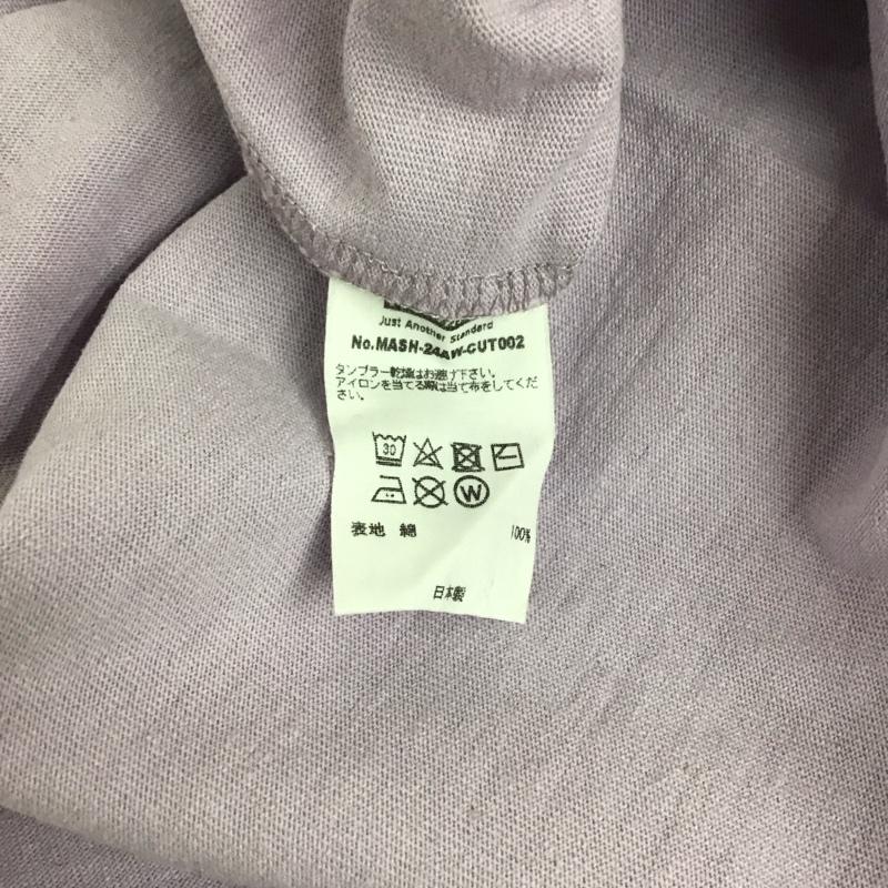 ラディアル RADIALL カットソー 長袖 長袖カットソー プリントカットソー クルーネック mashup L ロゴ、文字 紫 / パープル / メンズ USED 古着 中古 10131009