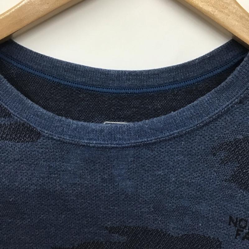 ザノースフェイス THE NORTH FACE Tシャツ 半袖 nt11933 デザートカモ迷彩Tシャツ 半袖カットソー プリントTシャツ M カモフラージュ柄・迷彩 青 / ブルー / メンズ USED 古着 中古 10130469
