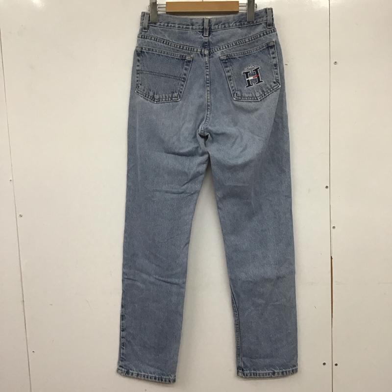トミーヒルフィガー TOMMY HILFIGER パンツ デニム、ジーンズ デニムパンツ スリムパンツ カジュアルパンツ 8 ロゴ、文字 インディゴ / インディゴ / メンズ USED 古着 中古 10138937