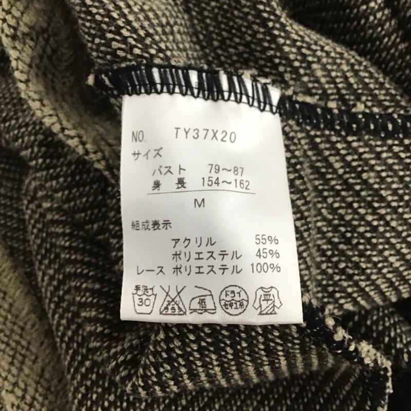 アクシーズファム axes femme カットソー 長袖 長袖カットソー プルオーバーシャツ フリルカラー M 総柄 マルチカラー / マルチカラー / レディース USED 古着 中古 10147048