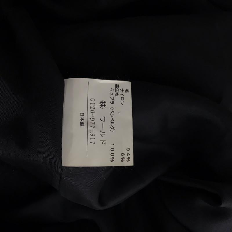アンタイトル UNTITLED コート コート一般 ロングコート ロングジャケット カラージャケット アウター 2 無地 黒 / ブラック / レディース USED 古着 中古 10119442