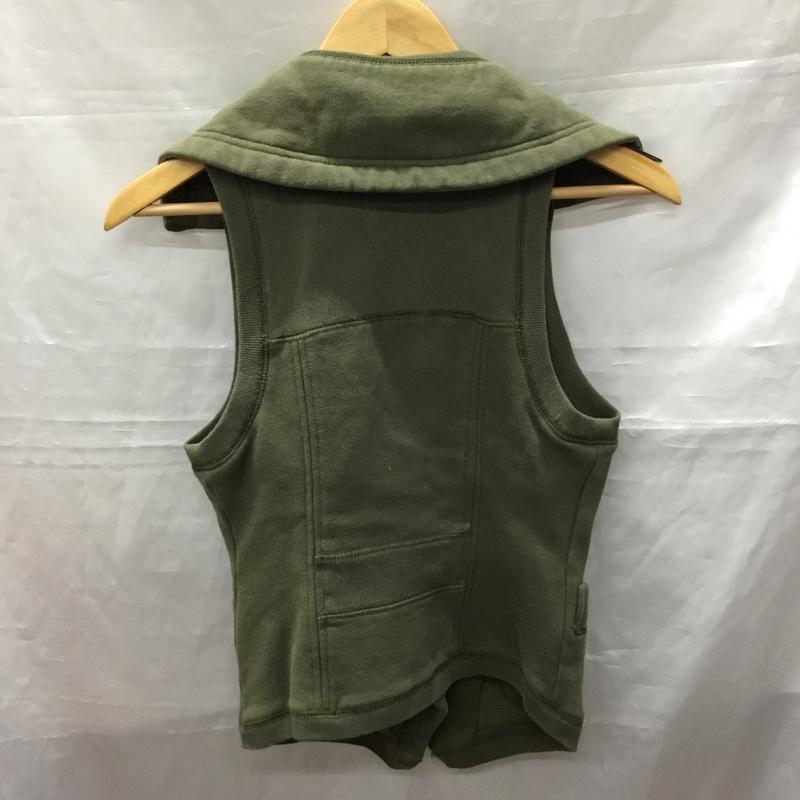 ディーゼル DIESEL ベスト ベスト 裏起毛 XS 無地 カーキ / カーキ / レディース USED 古着 中古 10118166