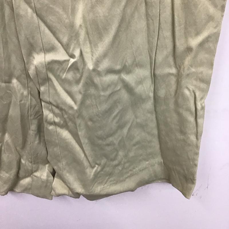 ザラ ZARA パンツ スラックス XS 無地 カーキ / カーキ / レディース USED 古着 中古 10129527