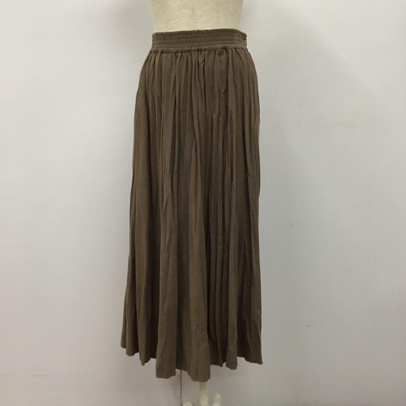 ミラオーウェン Mila Owen セットアップ セットアップ 09WF0194081 プルオーバー プリーツスカート 0 無地 茶 / ブラウン / レディース USED 古着 中古 10130035
