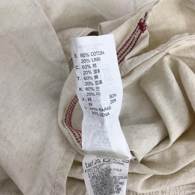 リーバイス Levi s シャツ、ブラウス 長袖 長袖シャツ カラーシャツ ポケットシャツ 長袖カットソー M 無地 オフホワイト / オフホワイト /  メンズ USED 古着 中古 10109304