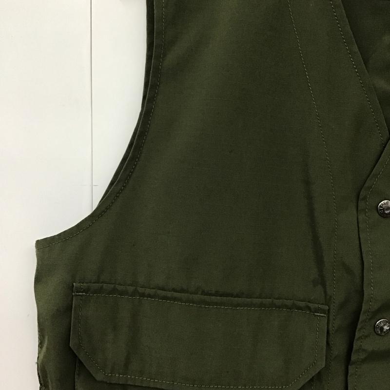 ザ ノースフェイス パープルレーベル THE NORTH FACE PURPLE LABEL ベスト ベスト np2307n PolyesterWoolRipstopTrailVest ノースリーブベスト S ロゴ、文字 カーキ / カーキ / メンズ USED 古着 中古 10131311