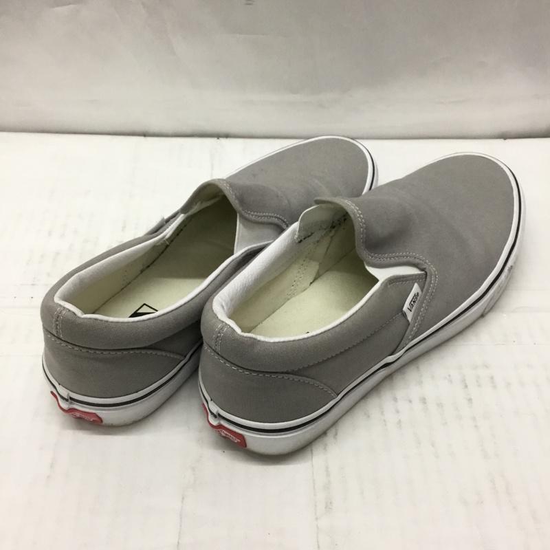 バンズ VANS スリッポン スリッポン 508731 27.5cm 27.5cm ロゴ、文字 灰 / グレー / X 白 / ホワイト / メンズ USED 古着 中古 10106530