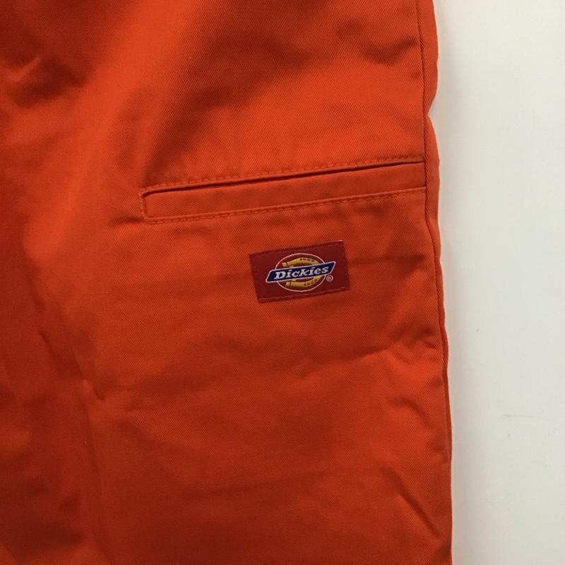 ディッキーズ Dickies パンツ ショートパンツ ショートパンツ ハーフパンツ カジュアルパンツ 28インチ ロゴ、文字 橙 / オレンジ /  メンズ USED 古着 中古 10124676