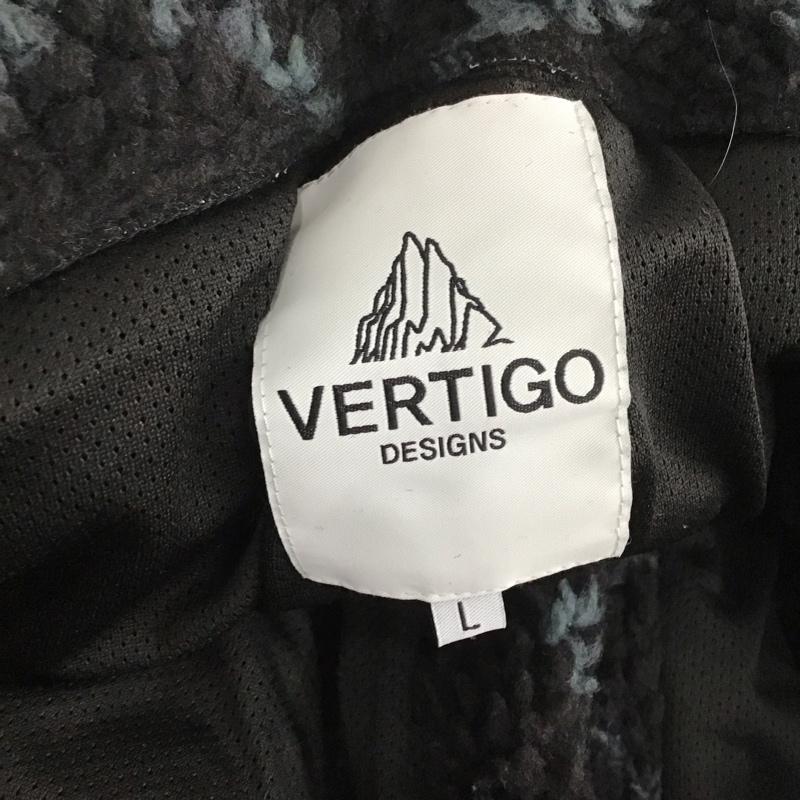 ヴァーティゴ デザインズ VERTIGO DESIGNS パンツ ワークパンツ、ペインターパンツ フリースパンツ ワイドパンツ カジュアルパンツ L プリント 黒 / ブラック / X 灰 / グレー / メンズ USED 古着 中古 10132343
