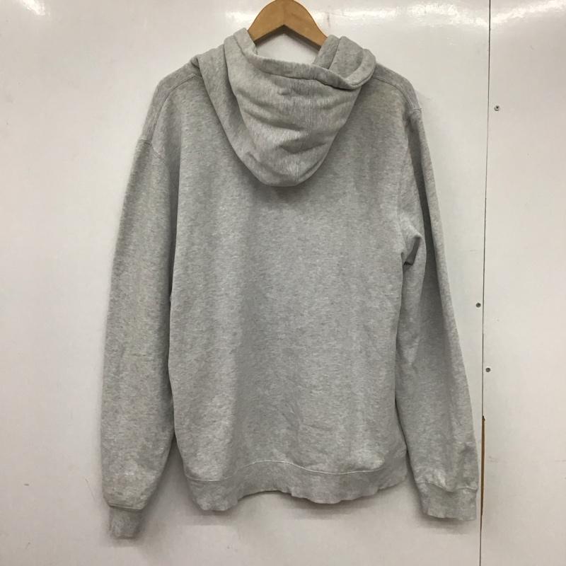 ステューシー STUSSY パーカー 長袖 長袖パーカー プルオーバーパーカー スウェット L ロゴ、文字 灰 / グレー / メンズ USED 古着 中古 10138596