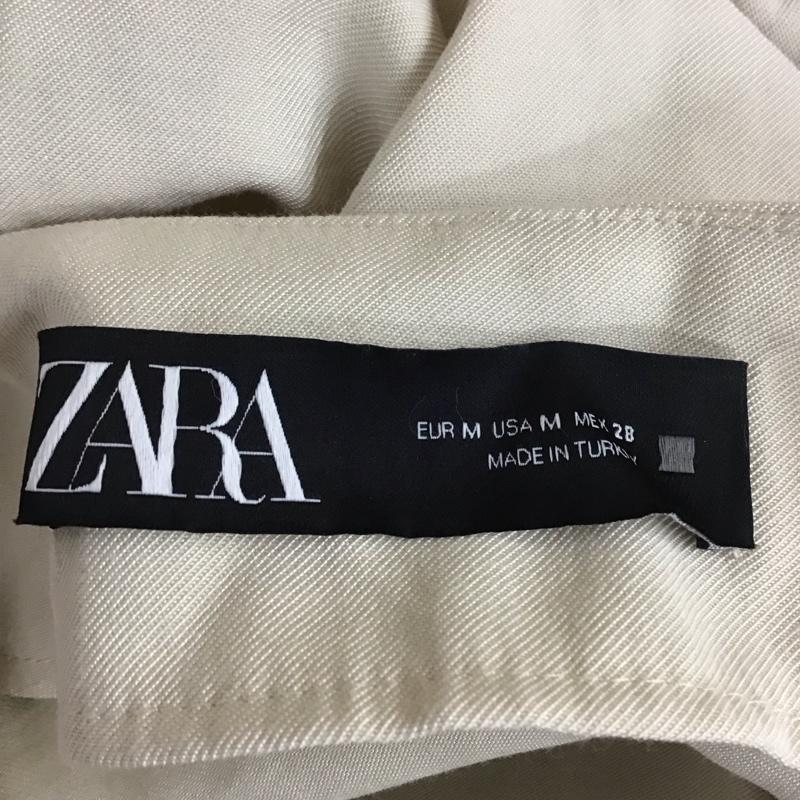 ザラ ZARA ジャケット、上着 ジャケット、ブレザー ノーカラー ドロスト M 無地 アイボリー / アイボリー / レディース USED 古着 中古 10113496