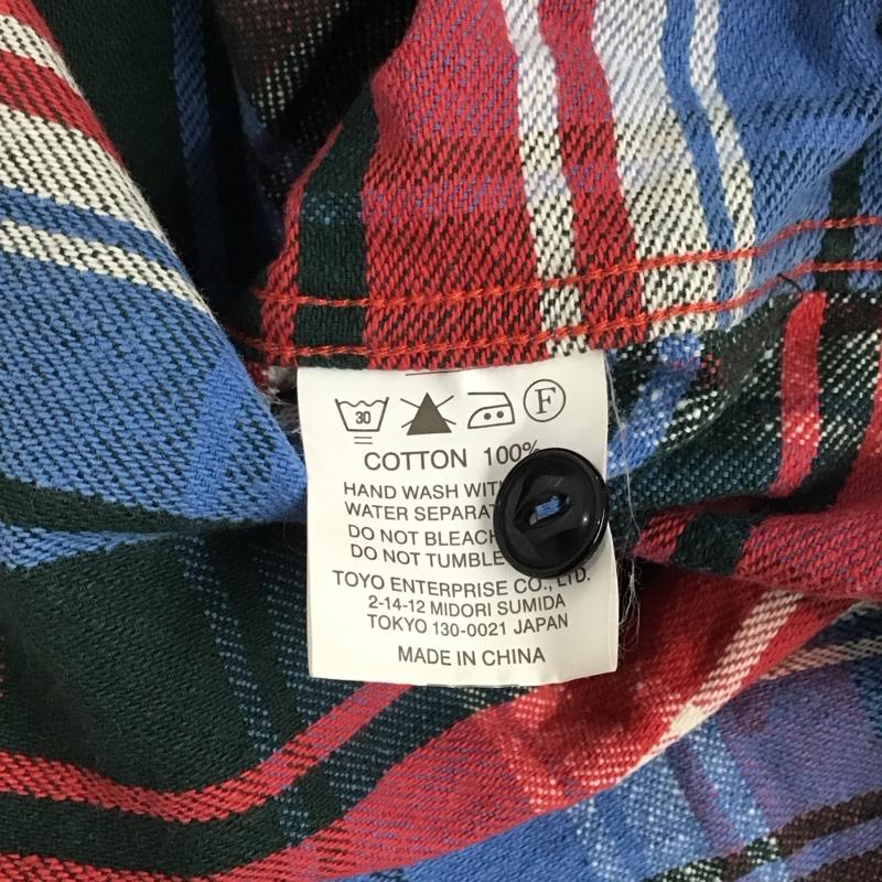 キャッツポウ CAT S PAW シャツ、ブラウス 長袖 長袖シャツ チェックシャツ カラーシャツ M チェック マルチカラー / マルチカラー / メンズ USED 古着 中古 10125120