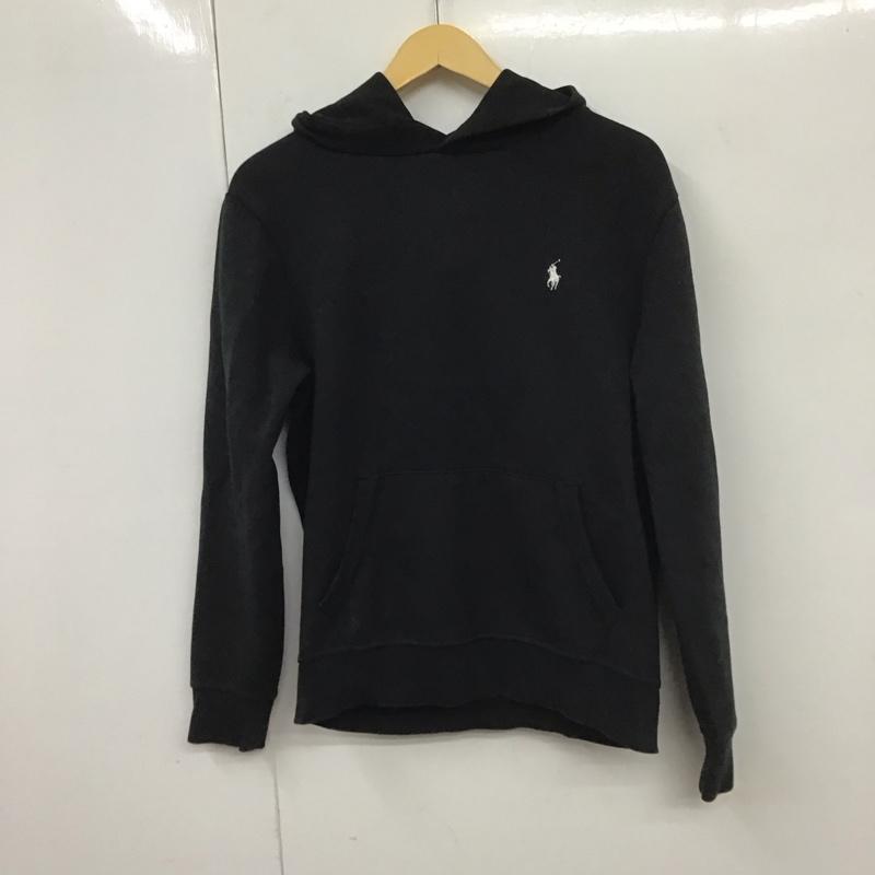 ポロラルフローレン POLO RALPH LAUREN パーカー 長袖 長袖パーカー プルオーバーパーカー スウェット S ロゴ、文字 黒 / ブラック / メンズ USED 古着 中古 10131404