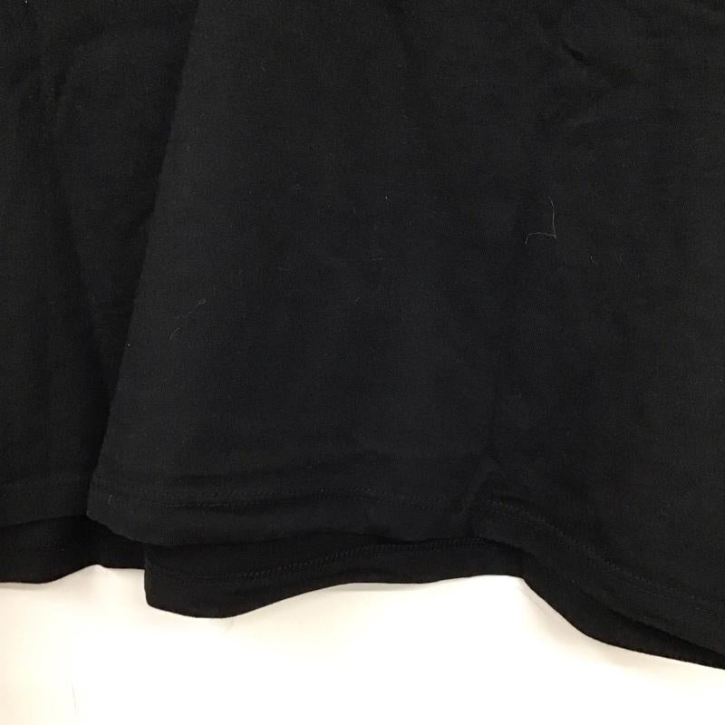 ザラ ZARA ポロシャツ 半袖 L 無地 黒 / ブラック / レディース USED 古着 中古 10130230