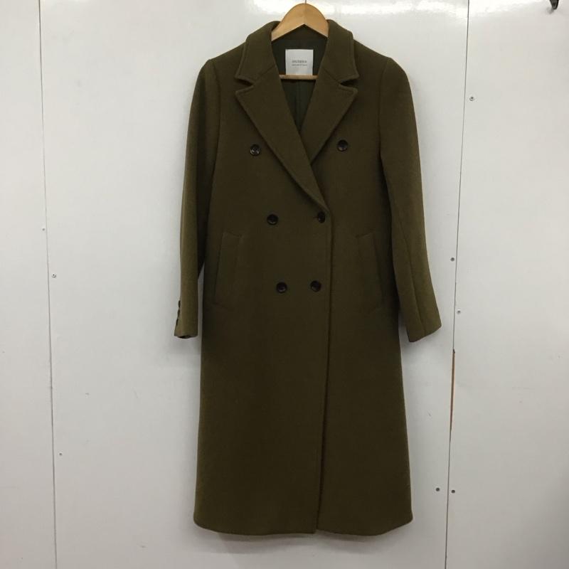 ステュディオス STUDIOUS コート コート一般 ロングコート アウター カラージャケット 1 無地 カーキ / カーキ / レディース USED 古着 中古 10138406