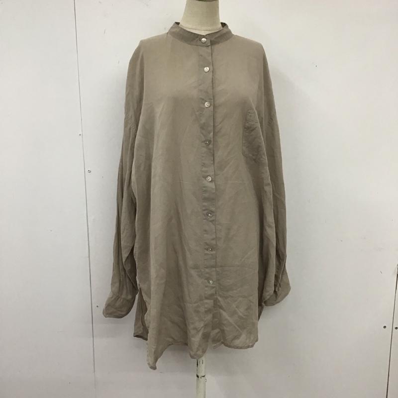 アングリッド Ungrid シャツ、ブラウス 長袖 112120401301-01 シアールーズシャツ FREE 無地 灰 / グレー / レディース USED 古着 中古 10120232