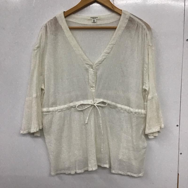 フリークスストア FREAK S STORE シャツ、ブラウス 七分袖 FREE 無地 白 / ホワイト / レディース USED 古着 中古 10137187