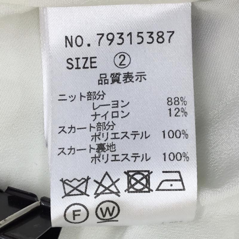 ココ ディール COCO DEAL ワンピース ロングスカート 2 花柄 黒 / ブラック / レディース USED 古着 中古 10134732