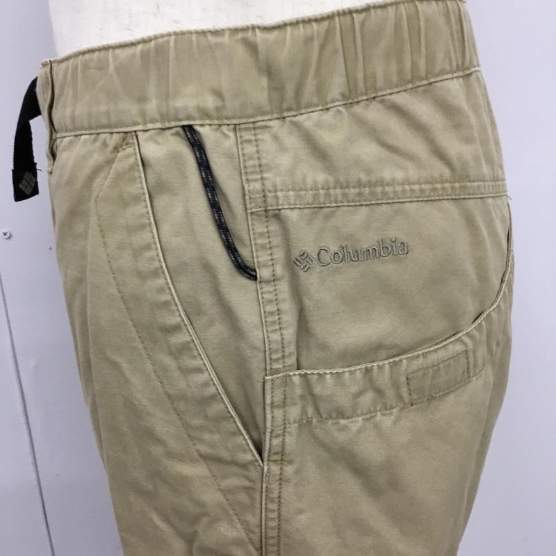 コロンビア Columbia ボトムス ボトムス 112 PM8705 カッシュマンパンツ アウトドア S ロゴ、文字 ベージュ / ベージュ / メンズ USED 古着 中古 10119855