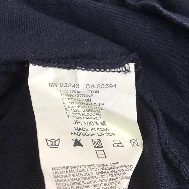 ディーゼル DIESEL Tシャツ 長袖 Uネック ロンT XS ロゴ、文字 黒 / ブラック / レディース USED 古着 中古 10112345