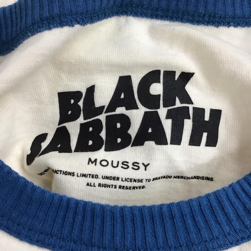 マウジー MOUSSY カットソー 長袖 010fsq01-0000 WORLDTOURTシャツ 半袖カットソー プリントTシャツ FREE プリント アイボリー / アイボリー / レディース USED 古着 中古 10127608