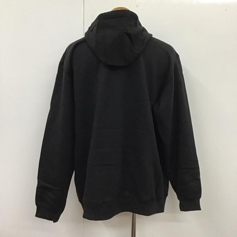 カーハート Carhartt トレーナー 長袖 ts0121-m MIDWEIGHTHOODEDSWEATSHIRT 長袖パーカー プルオーバー XL 無地 黒 / ブラック / メンズ USED 古着 中古 10112526