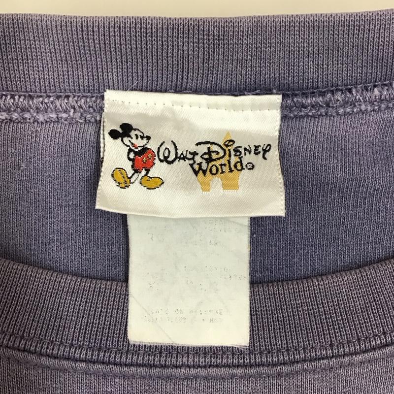 ディズニー Disney トレーナー 長袖 長袖トレーナー スウェット クルーネック リブスウェットカットソー 古着 プリント マルチカラー / マルチカラー / メンズ USED 古着 中古 10114391