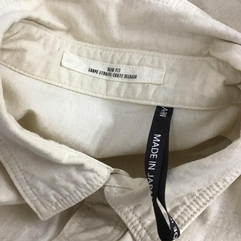 リーバイス Levi s シャツ、ブラウス 長袖 長袖シャツ カラーシャツ ポケットシャツ 長袖カットソー M 無地 オフホワイト / オフホワイト /  メンズ USED 古着 中古 10109304
