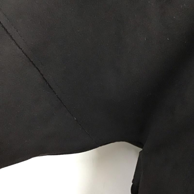 ザラ ZARA コート コート一般 ロングコート ロングジャケット カラージャケット アウター M 無地 黒 / ブラック / レディース USED 古着 中古 10120861