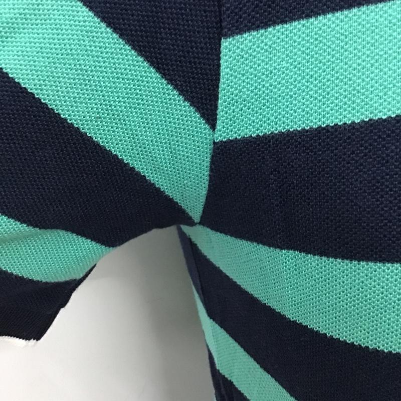 ラコステ LACOSTE ポロシャツ 半袖 ボーダー 2 ボーダー柄 マルチカラー / マルチカラー / メンズ USED 古着 中古 10106088