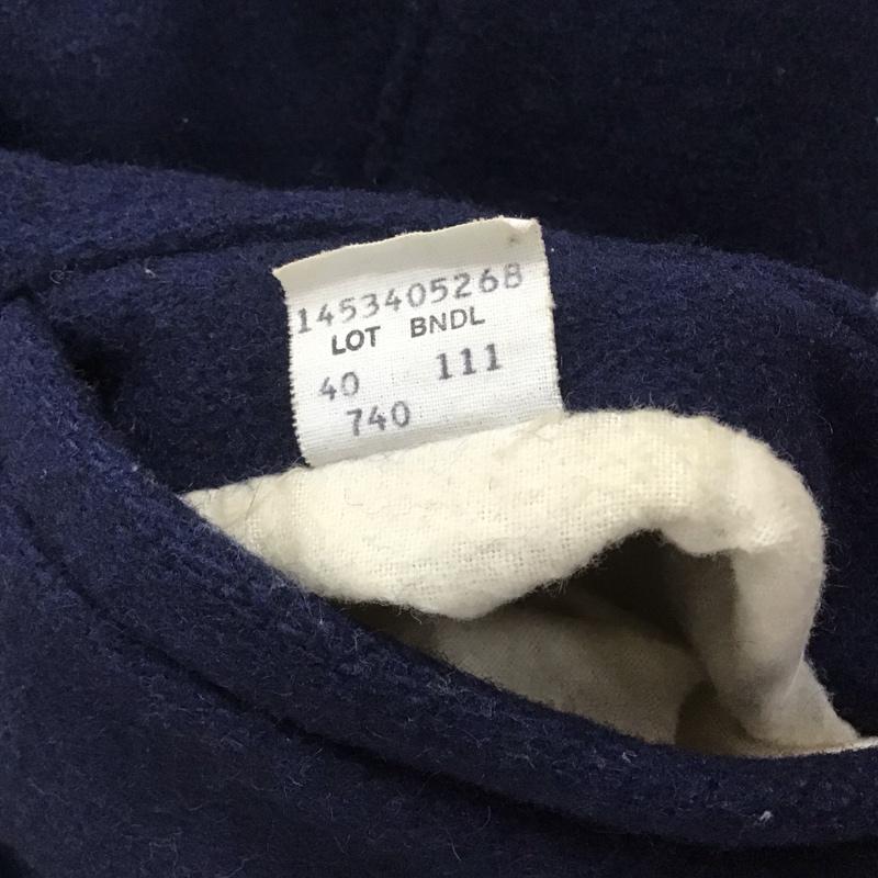 ショット schott コート コート一般 ピーコート アウター ダブルジャケット 40 無地 紺 / ネイビー / メンズ USED 古着 中古 10110375