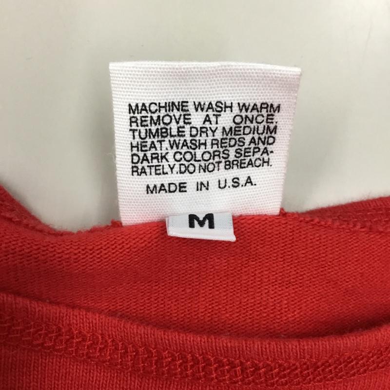 メイヨ スプルース MAYO SPRUCE カットソー 長袖 長袖カットソー クルーネックカットソー ロングスリーブカットソー M 無地 赤 / レッド / メンズ USED 古着 中古 10118628