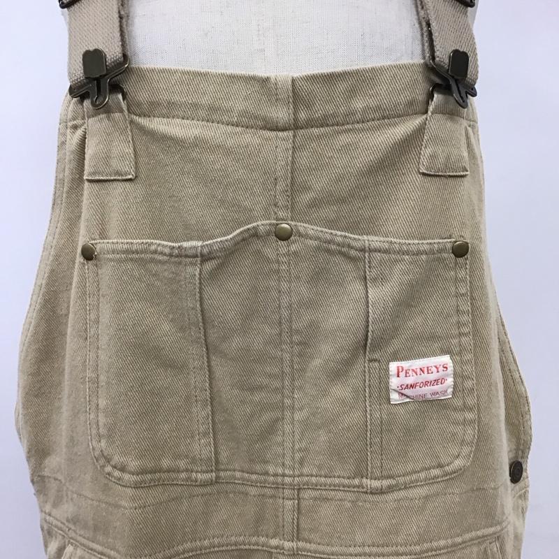 ペニーズ PENNEY S サロペット・オーバーオール サロペット、オーバーオール F19-LG-156 FREAKS STORE別注 ロゴ、文字 ベージュ / ベージュ / レディース USED 古着 中古 10117378