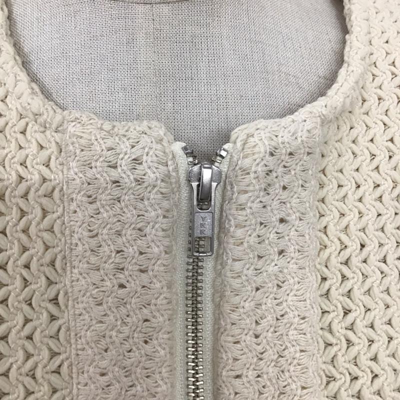スピック&スパン Spick & Span ジャケット、上着 ジャケット、ブレザー 16-010-205-6000-1-0 ノーカラー 36 無地 アイボリー / アイボリー / レディース USED 古着 中古 10120056