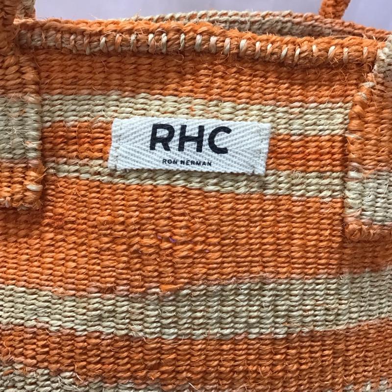 ロンハーマン カリフォルニア Ron Herman California ハンドバッグ ハンドバッグ RHC かごバッグ ジュートバッグ ロゴ、文字 橙 / オレンジ / X ベージュ / ベージュ / レディース USED 古着 中古 10117947