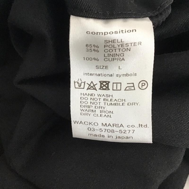 ワコマリア WACKO MARIA パンツ スラックス L 無地 黒 / ブラック / メンズ USED 古着 中古 10134834