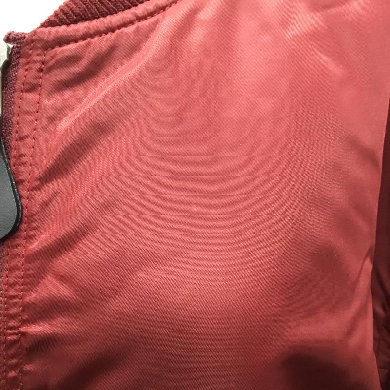 マウジー MOUSSY ジャケット、上着 ジャンパー、ブルゾン 010AAH30-5690 OVERSIZED BOMBER JACKET MA-1 FREE 無地 えんじ / ワインレッド / レディース USED 古着 中古 10107319
