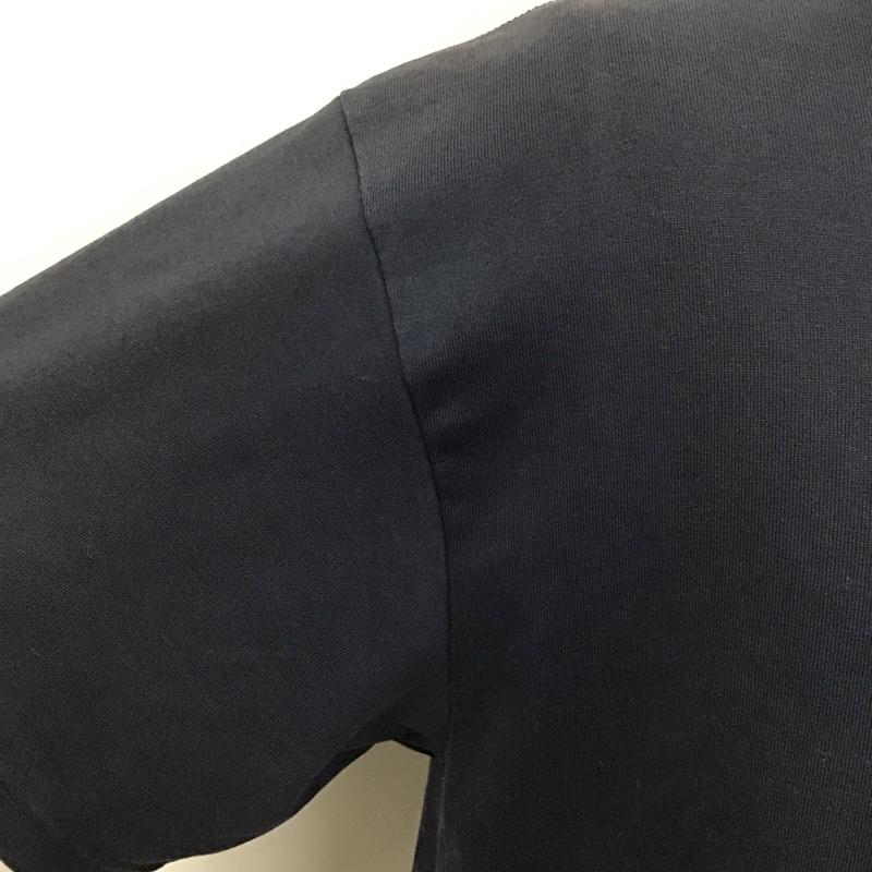 ザノースフェイス THE NORTH FACE Tシャツ 半袖 NT32349 半袖Tシャツ 半袖カットソー プリントTシャツ XL ロゴ、文字 紺 / ネイビー /  メンズ USED 古着 中古 10109771