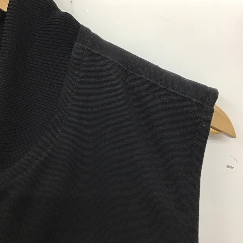 カーハート Carhartt ベスト ベスト ジップアップベスト ノースリーブカットソー アウター M ロゴ、文字 黒 / ブラック / メンズ USED 古着 中古 10137337