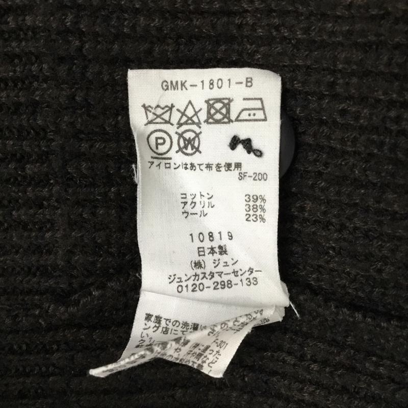 アダムエロペ ADAM ET ROPE カーディガン 長袖 長袖カーディガン 長袖ニットカーディガン 前開きボタン M 無地 茶 / ブラウン / メンズ USED 古着 中古 10110022