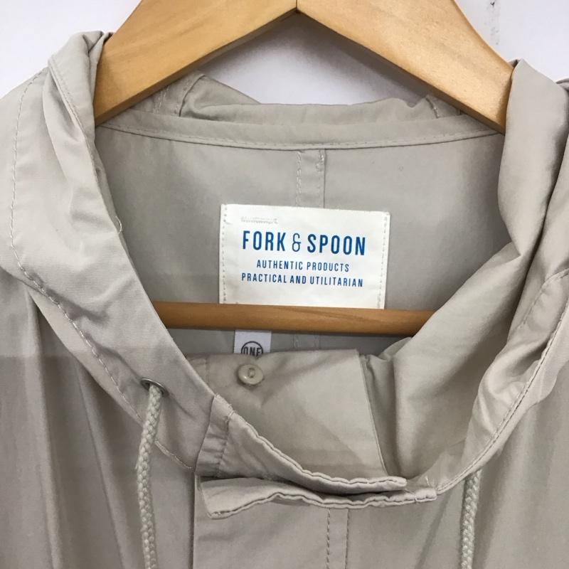 アーバンリサーチドアーズ URBAN RESEARCH DOORS ジャケット、上着 ジャケット、ブレザー DF94-27V050 FORK&SPOON フォークアンドスプーンマウンテンパーカー 無地 ベージュ / ベージュ / レディース USED 古着 中古 10138095